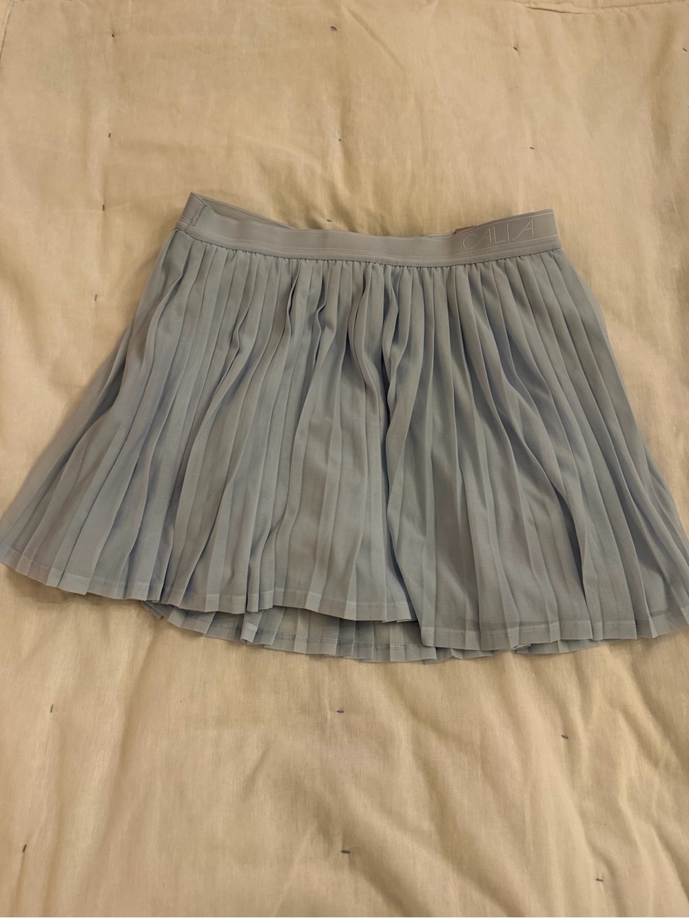 CALIA by Carrie Underwood Light Blue Pleated Skort